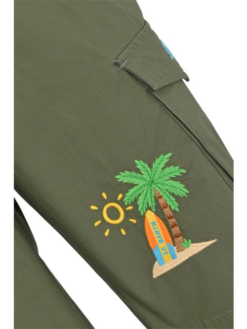 Bermuda Freeport in cotone con ricamo palma Mc2 Saint Barth | FREE00308470L